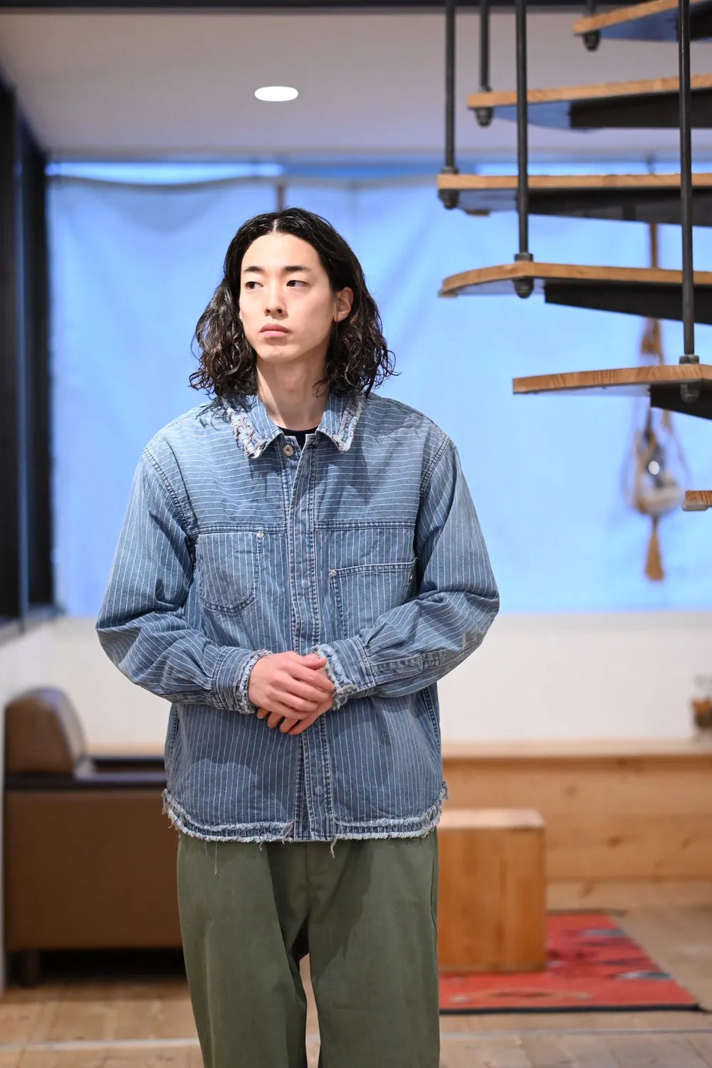 FAF(Fake As Flowers) / Knit Polo 25ss 短丈 KNIT POLO -GREEN- | IN ONLINE STORE