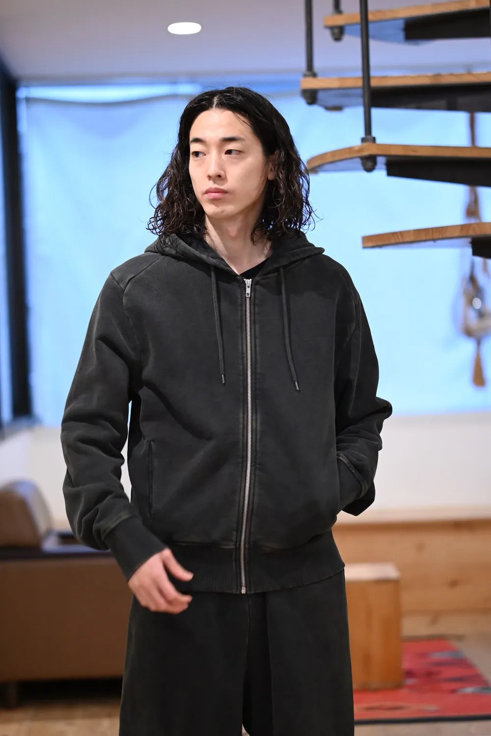 entire studios / Slim Zip Up (ESSS26HO01012)