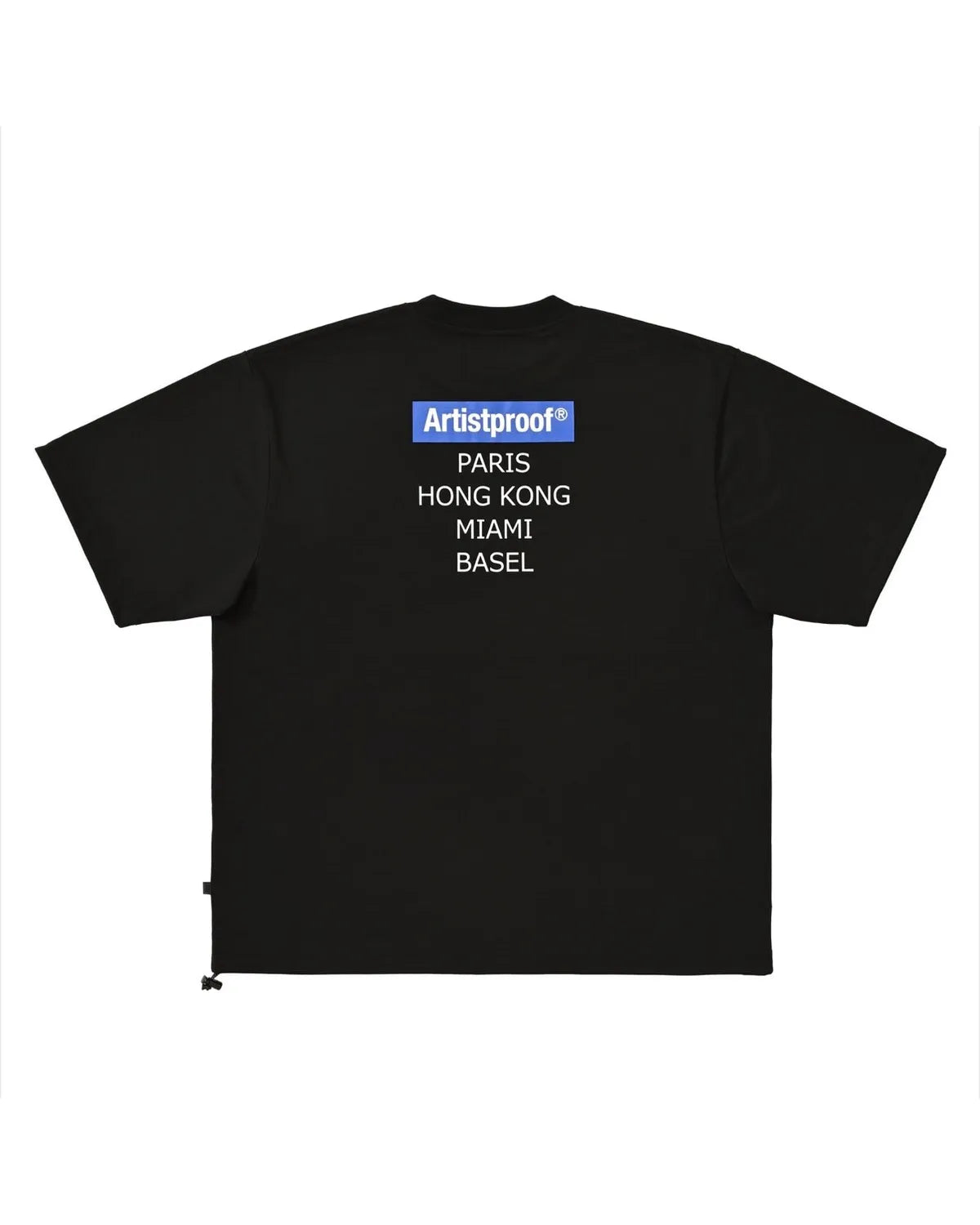 ARTIST PROOF の Art Fair 1970 S/S T-shirt w/Drawcord Black (PARIS/HK/MIAMI/BASEL) (ATPF-036T-P)