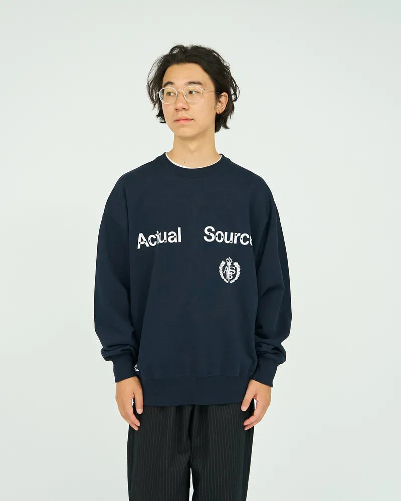 FreshService / AS×FS LIGHT OZ CREW NECK SWEAT "COLLEGE" (FSC243-70197AS)