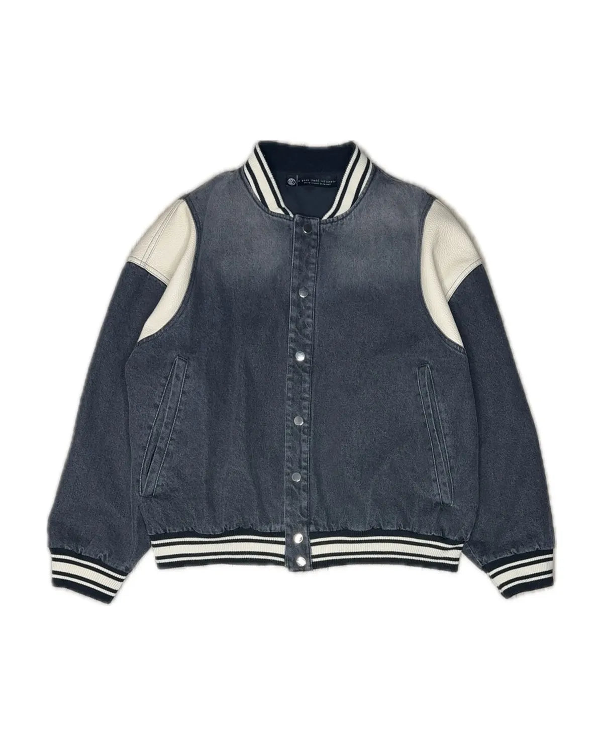A Good Bad Influence の DENIM VARSITY JACKET (AGBI-25AW-JK03)