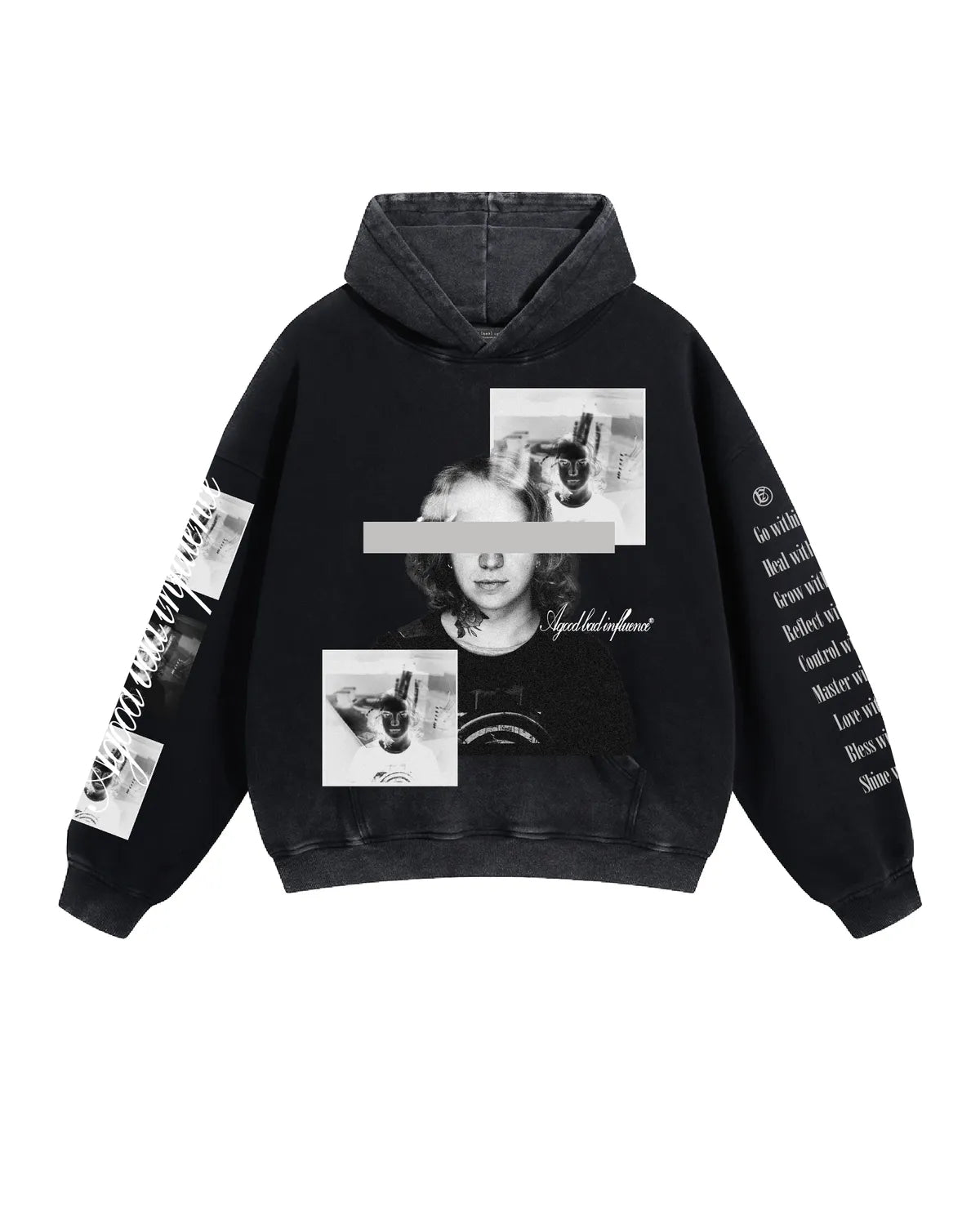 A Good Bad Influence の DON'T LOOK HOODIE (AGBI-25AW-HD06)