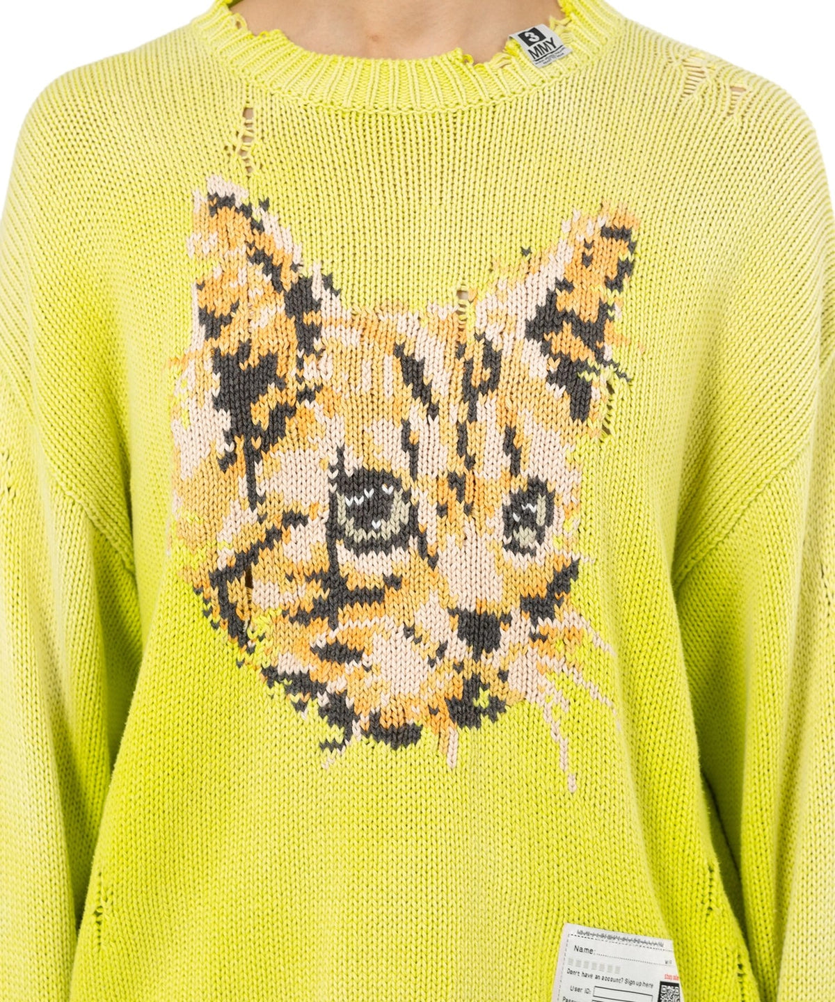 Maison MIHARA YASUHIRO / CAT KNIT PULLOVER (B14SW531)