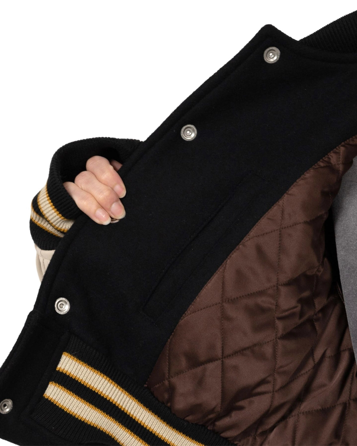 Maison MIHARA YASUHIRO / Roll-up Hem Stadium Jacket (B15BL041)