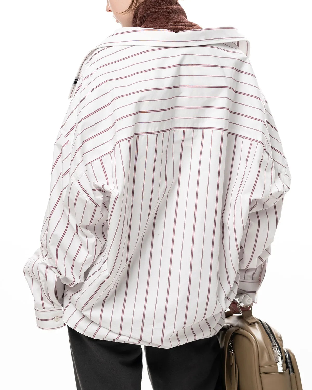 Maison MIHARA YASUHIRO / Shifted Layer Stripe Shirt (B17SH221)