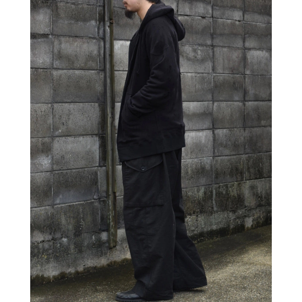 YOHJI YAMAMOTO / ZIP HOODIE (HP-T39-084-1)