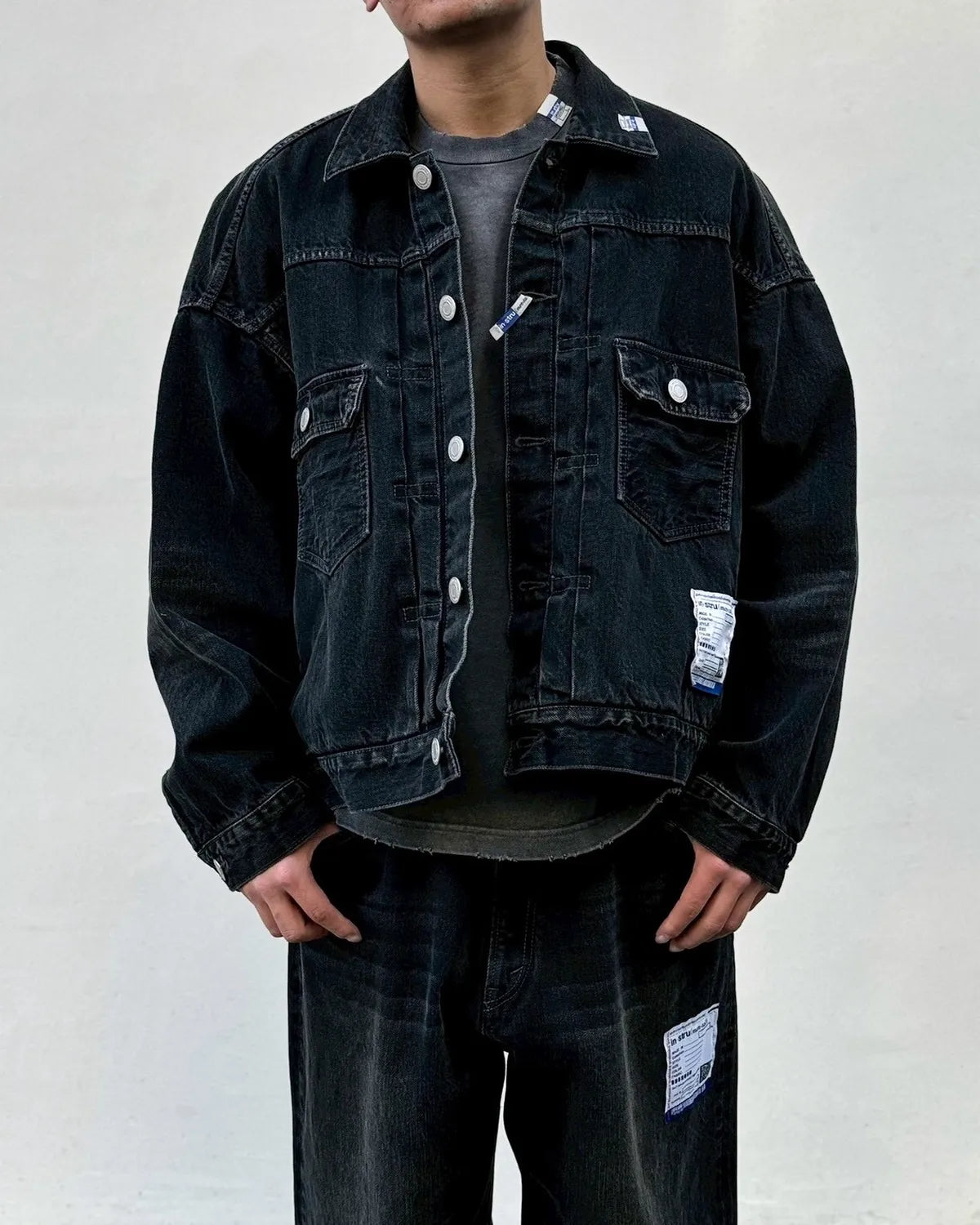 Maison MIHARA YASUHIRO  in・stru(men-tal). / Hard Washed Selvage Denim Jacket (I16BL081)