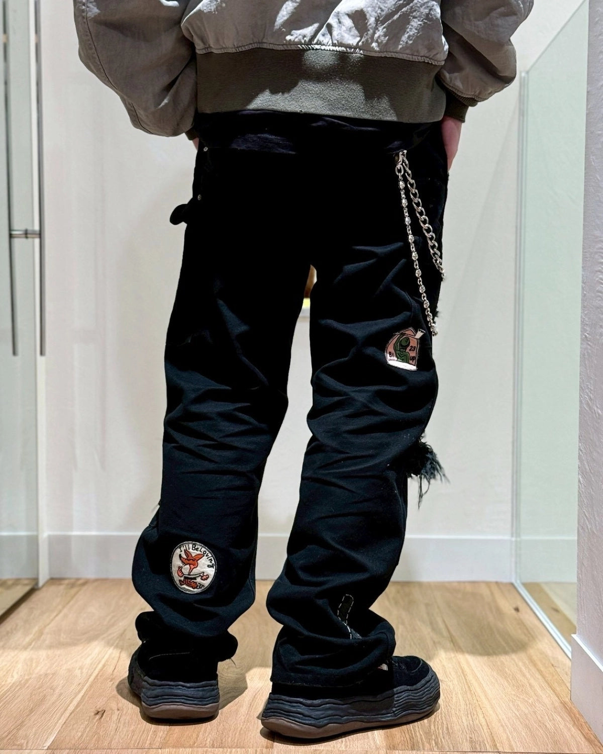 KAMIYA × REGGAWS EXCLUSIVE / BORO PAINTER PANTS for REGGAWS (G15RG101)