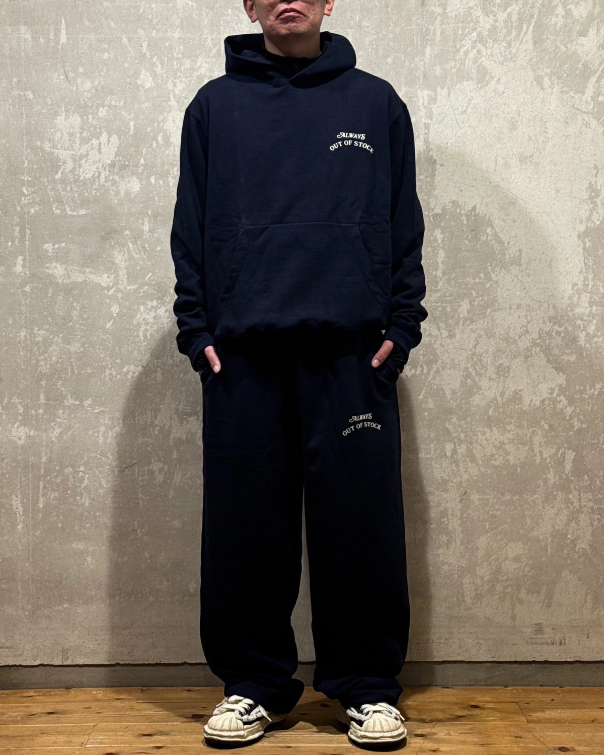 ALWAYS OUT OF STOCK / BASIC LOGO HOODIE (HA-325203213)