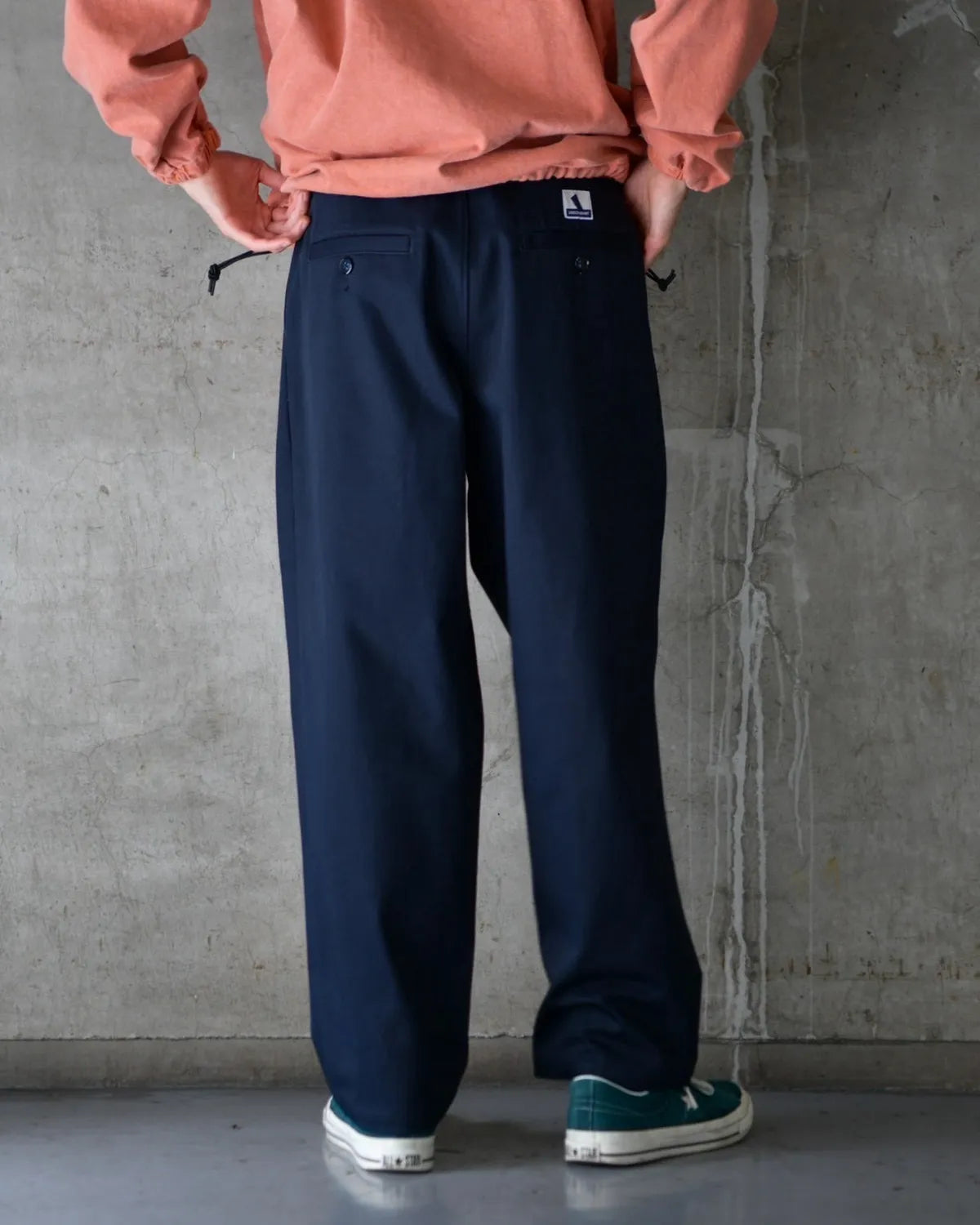 DESCENDANT / DC-3 ORGANIC COTTON TWILL TROUSERS (262TQDS-PTM01)