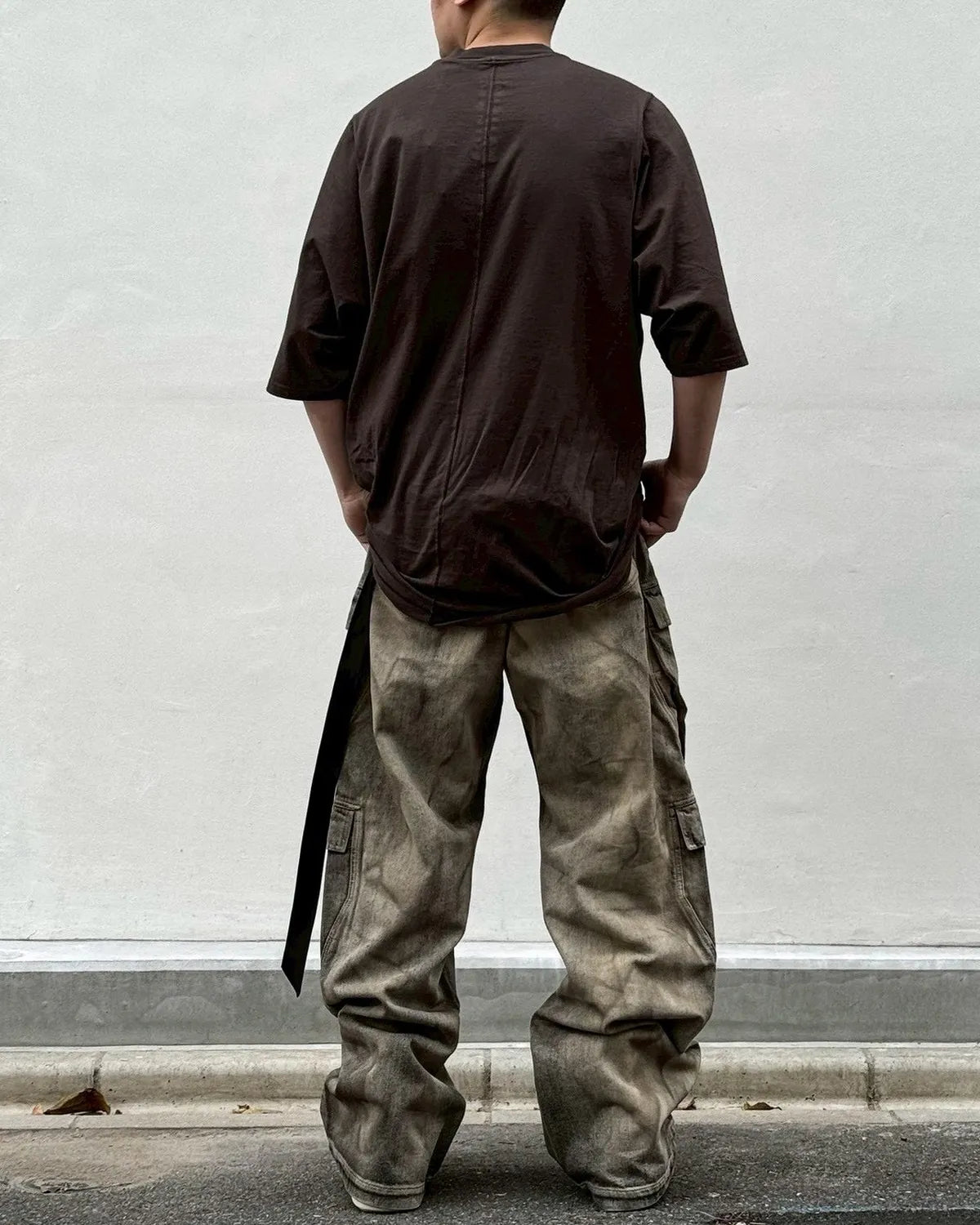 Rick Owens DRKSHDW / DOUBLE CARGO JEANS (DU01F4361)