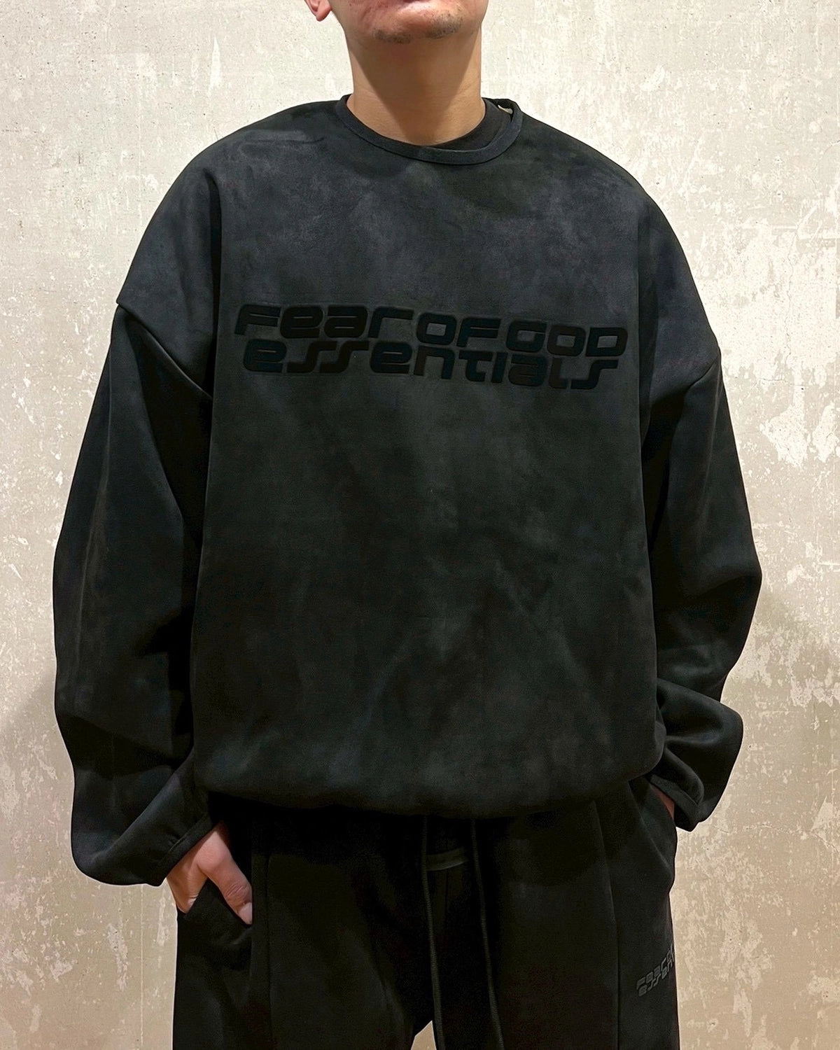 ESSENTIALS / Modern Crewneck Sweatshirt (192HO256731F)