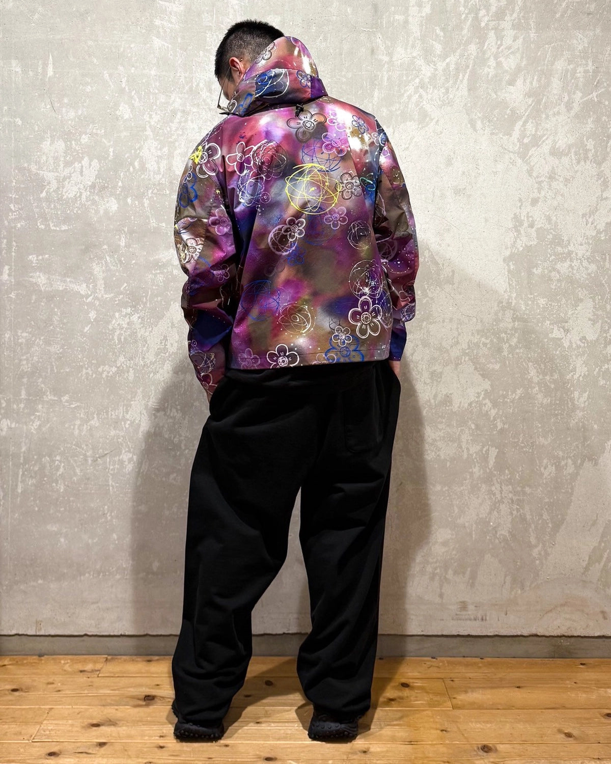 KENZO x Futura / 'Kenzo x Futura 2000' ショート ウインドブレーカー (FF65BL1779ND)