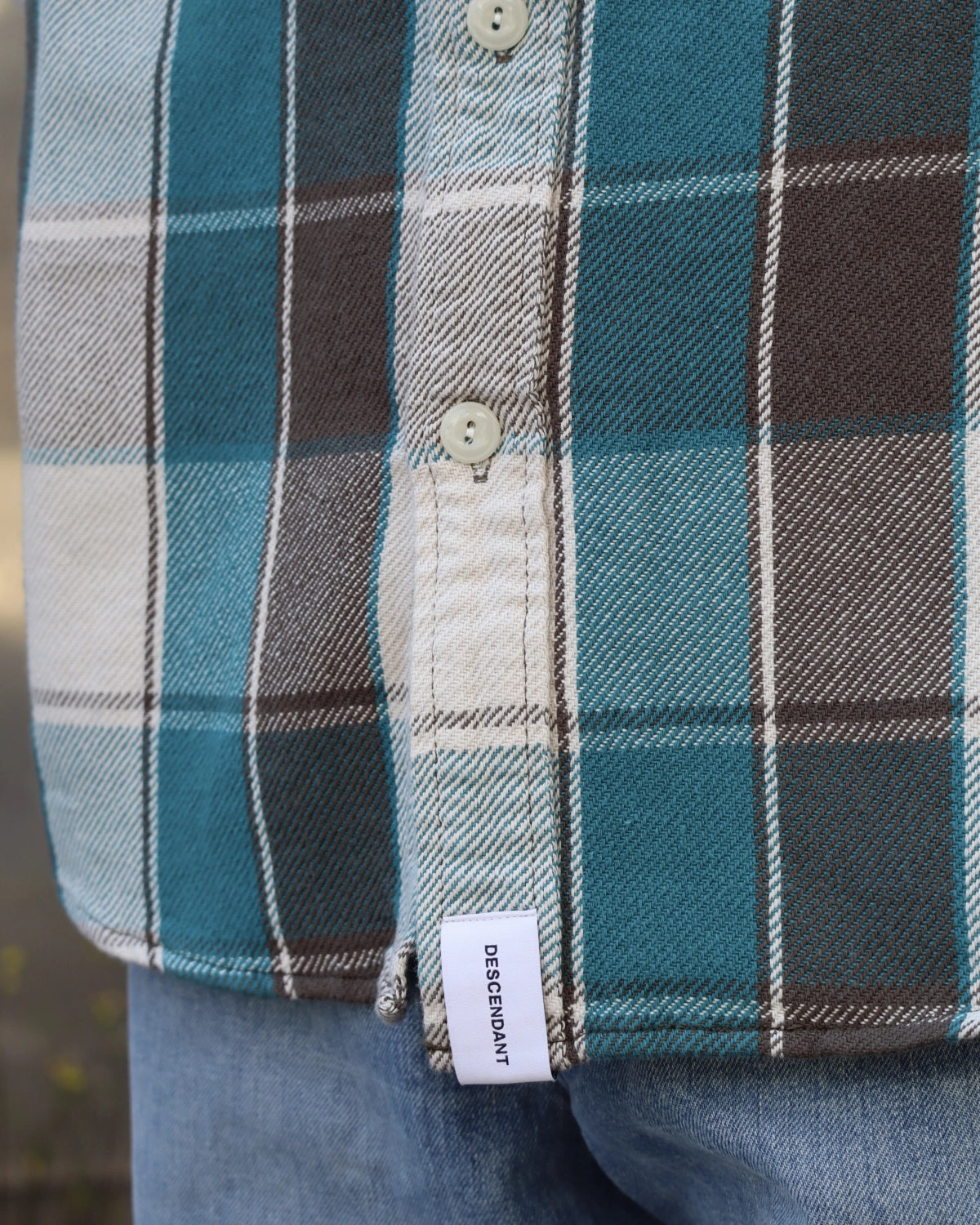 DESCENDANT / VANNING PLAID LS SHIRT (261TQDS-SHM03)