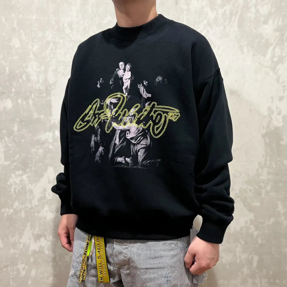 Off-White™ / SCRIPT MARY SKATE CREWNECK (OMBF24-RTW0088)