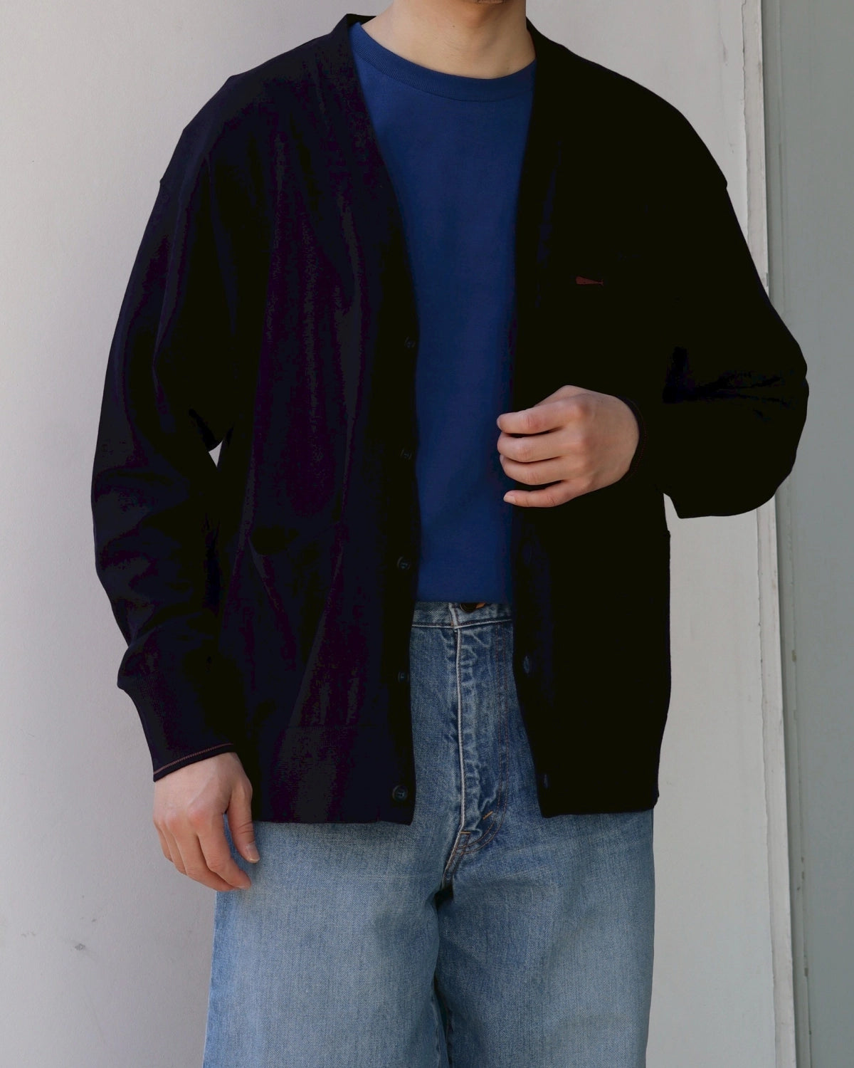 DESCENDANT / NURSE KNIT CARDIGAN (261MADS-KNM02)