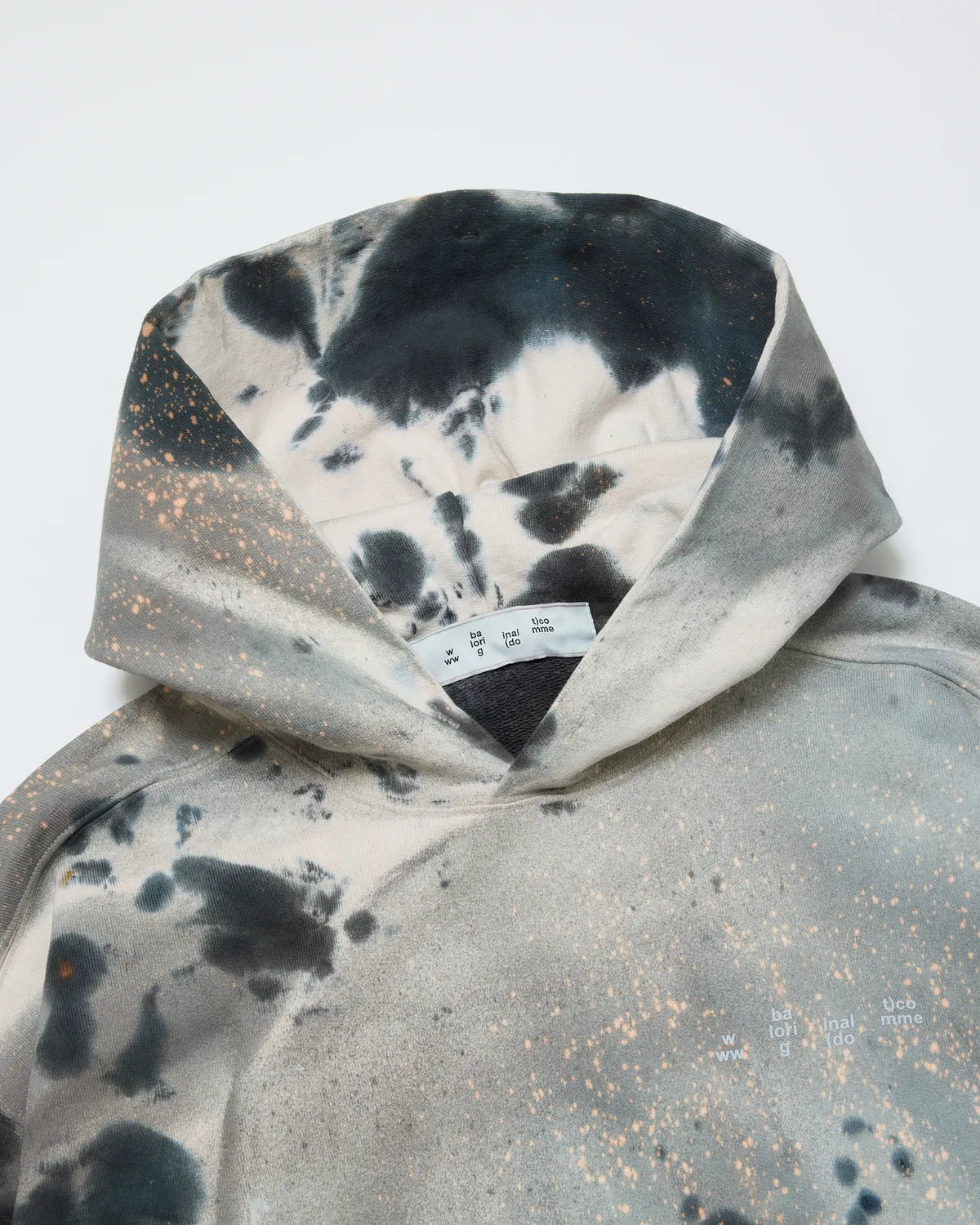 BAL / LOGO TIE DYE HOODIE SWEAT by YUKIDYE (BAL-2219)
