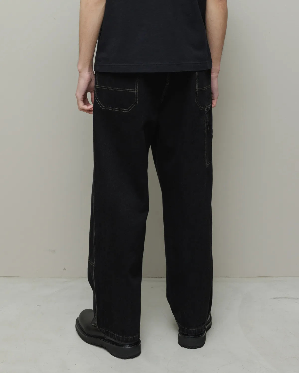 BAL / DENIM FAUX STITCH CARPENTER PANT (BAL-2234)