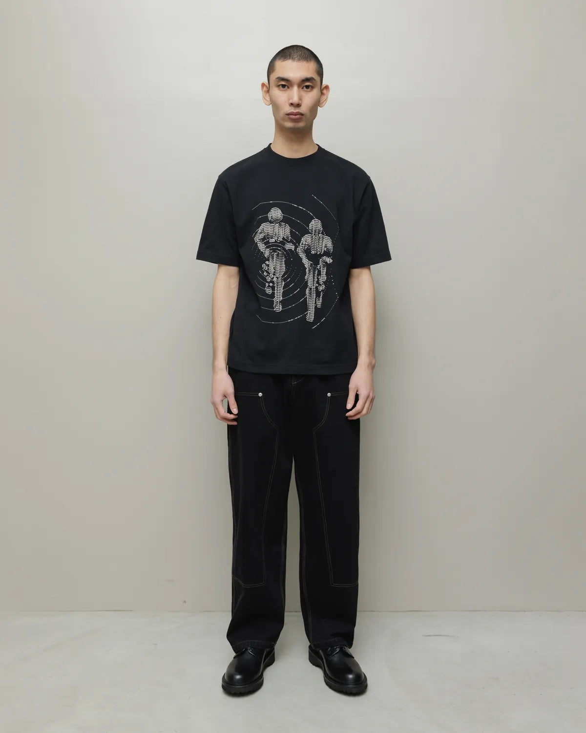BAL / DENIM FAUX STITCH CARPENTER PANT (BAL-2234)