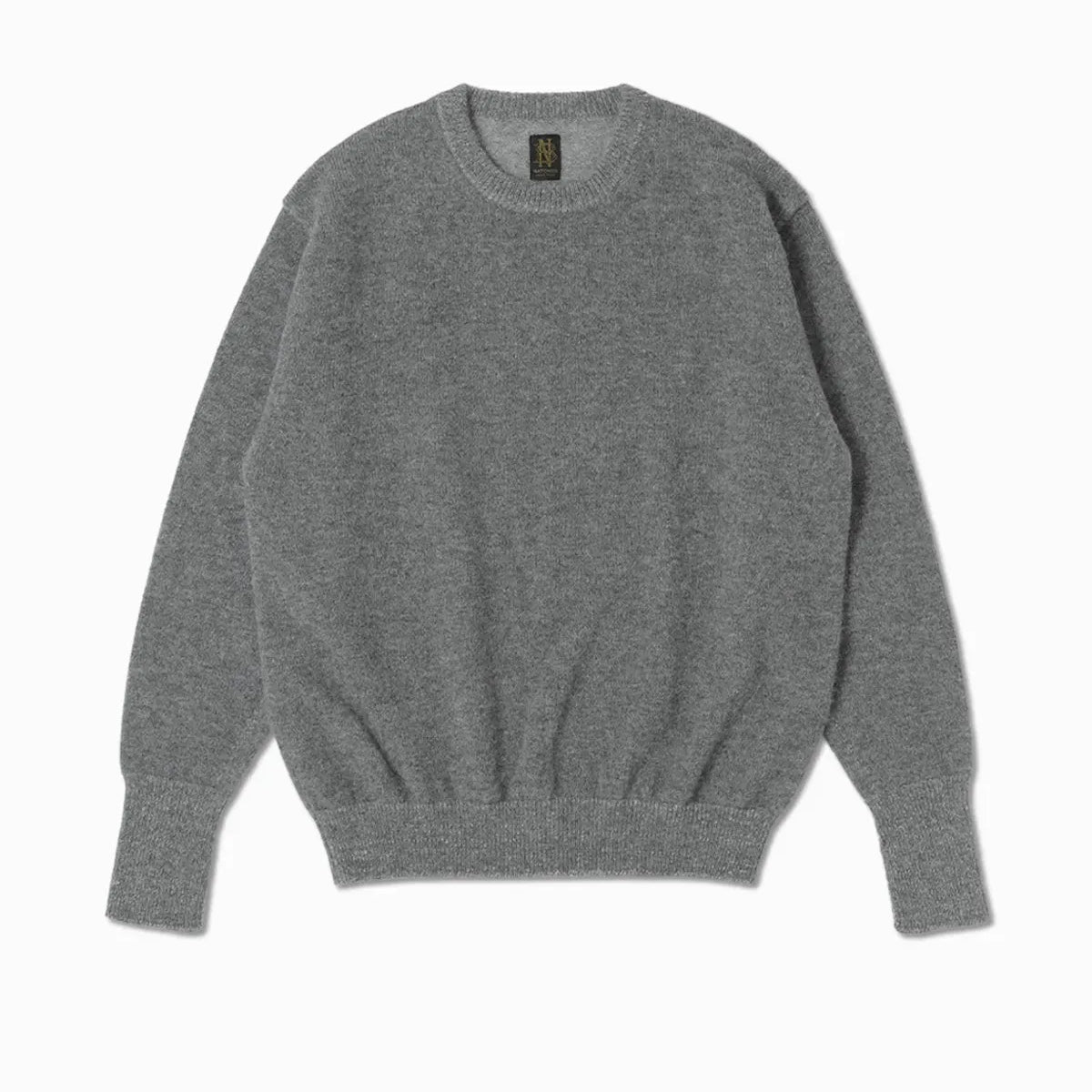 BATONER / Men BABY ALPACA KURUMI TENJIKU CREW NECK | 公式通販