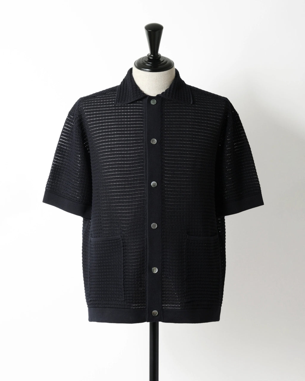 バトナー　BATONER SUMMER KNIT POLO Men SUMMER KNIT POLO CARDIGAN - BATONER｜ONLINE STORE