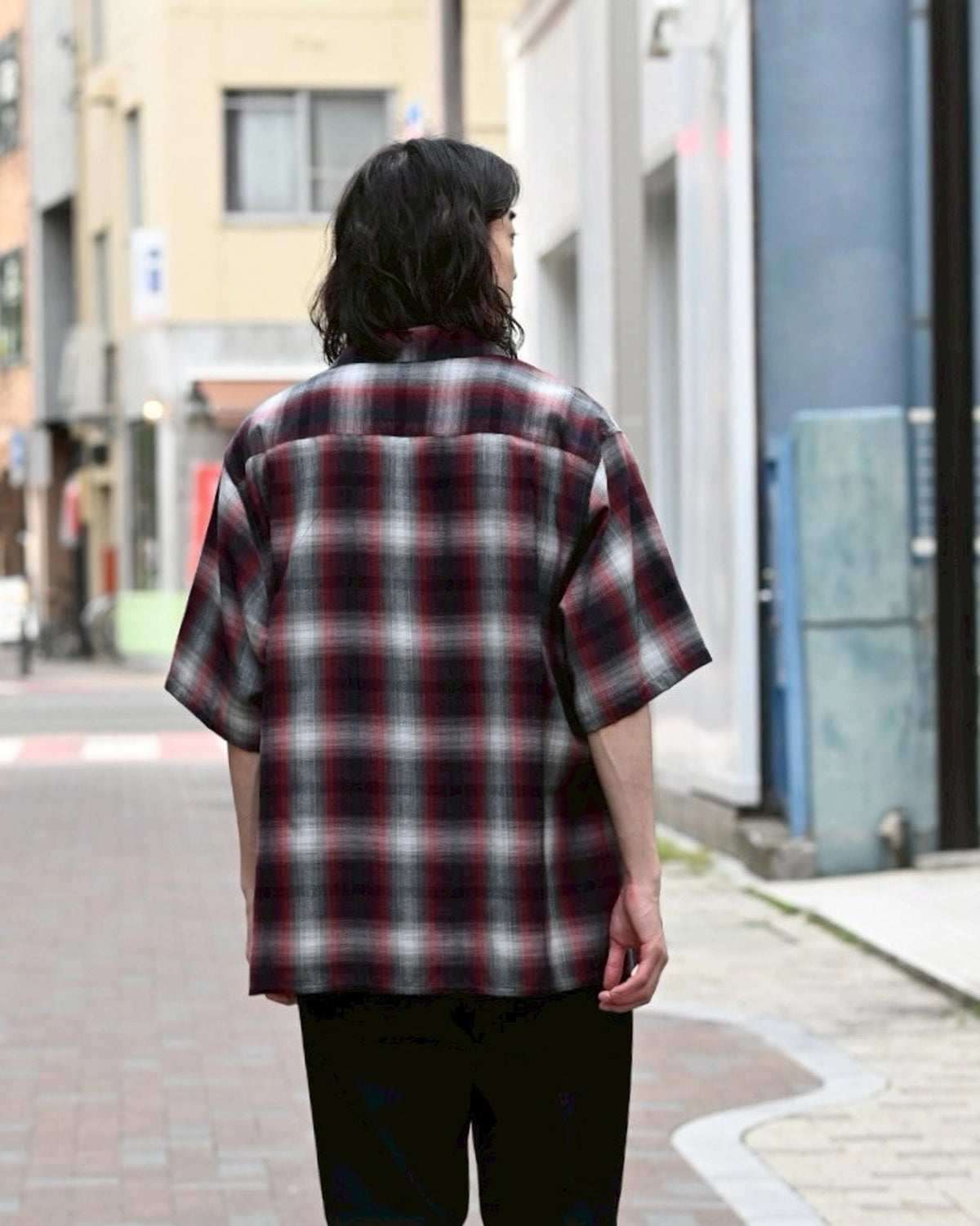 WACKO MARIA(ワコマリア) / OMBRE CHECK OPEN COLLAR SHIRT