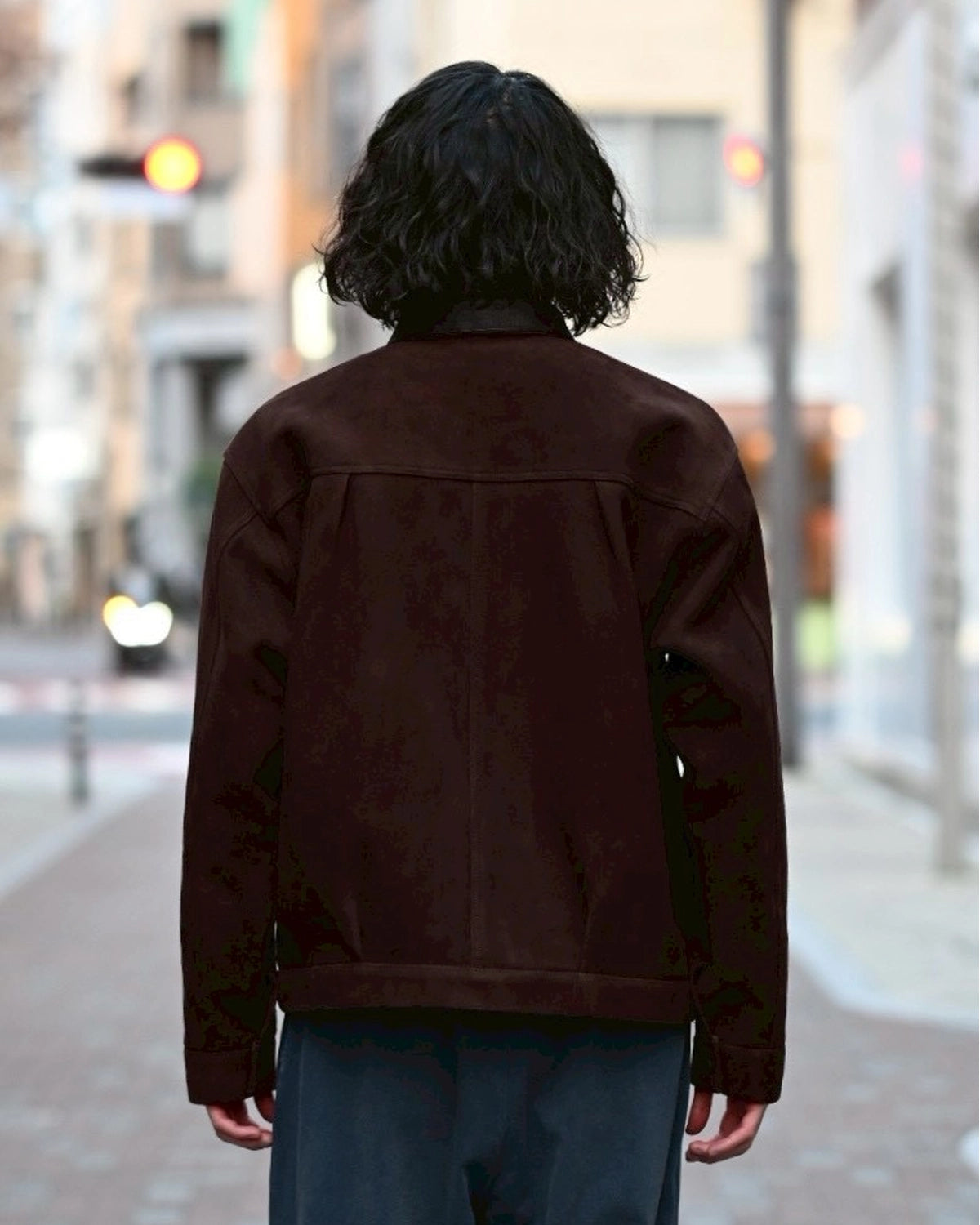 A.PRESSE(アプレッセ) / Vintage Suede Leather 1st Type Jacket