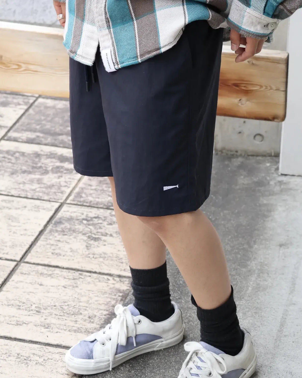DESCENDANT / TIDE NYLON BEACH SHORTS (261TQDS-PTM04)