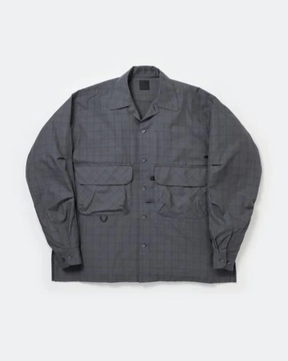 DAIWA PIER39 / TECH SPORTS OPEN COLLAR SHIRT L/S NOVA CHECK (BE-81025W)