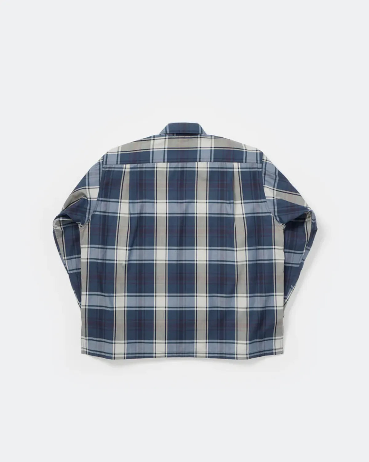 DAIWA PIER39 / TECH SPORTS OPEN COLLAR SHIRT L/S BIG TARTAN (BE-81026W)