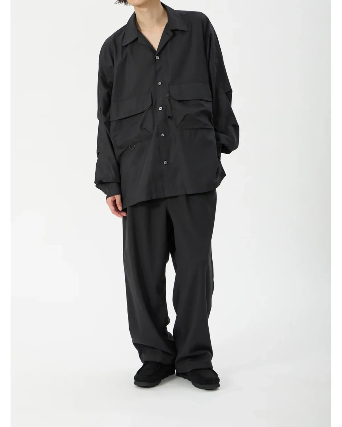DAIWA PIER39 / TECH SPORTS OPEN COLLAR SHIRT L/S SOLID (BE-82026W)