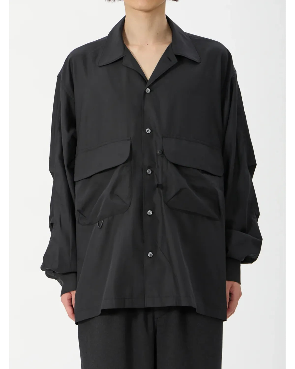 DAIWA PIER39 / TECH SPORTS OPEN COLLAR SHIRT L/S SOLID (BE-82026W)