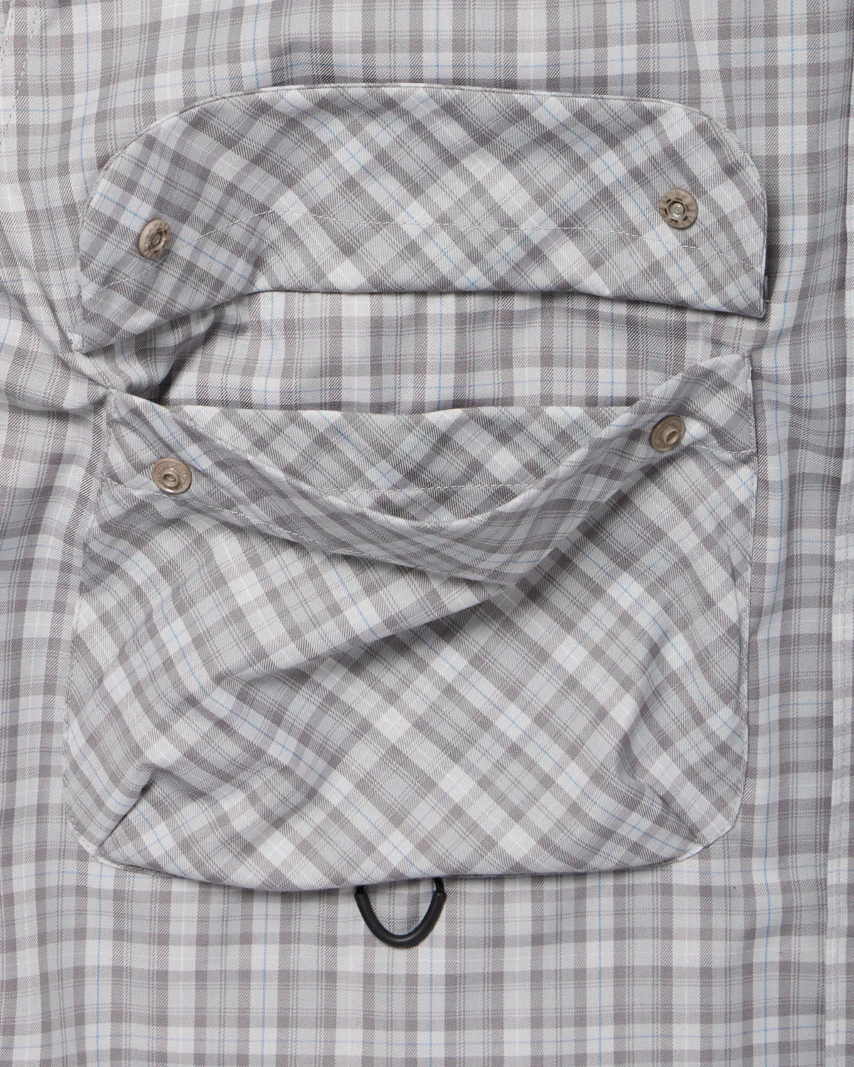 DAIWA PIER39 / TECH SPORTS OPEN COLLAR SHIRT L/S GREN PLAID (BE-82026)