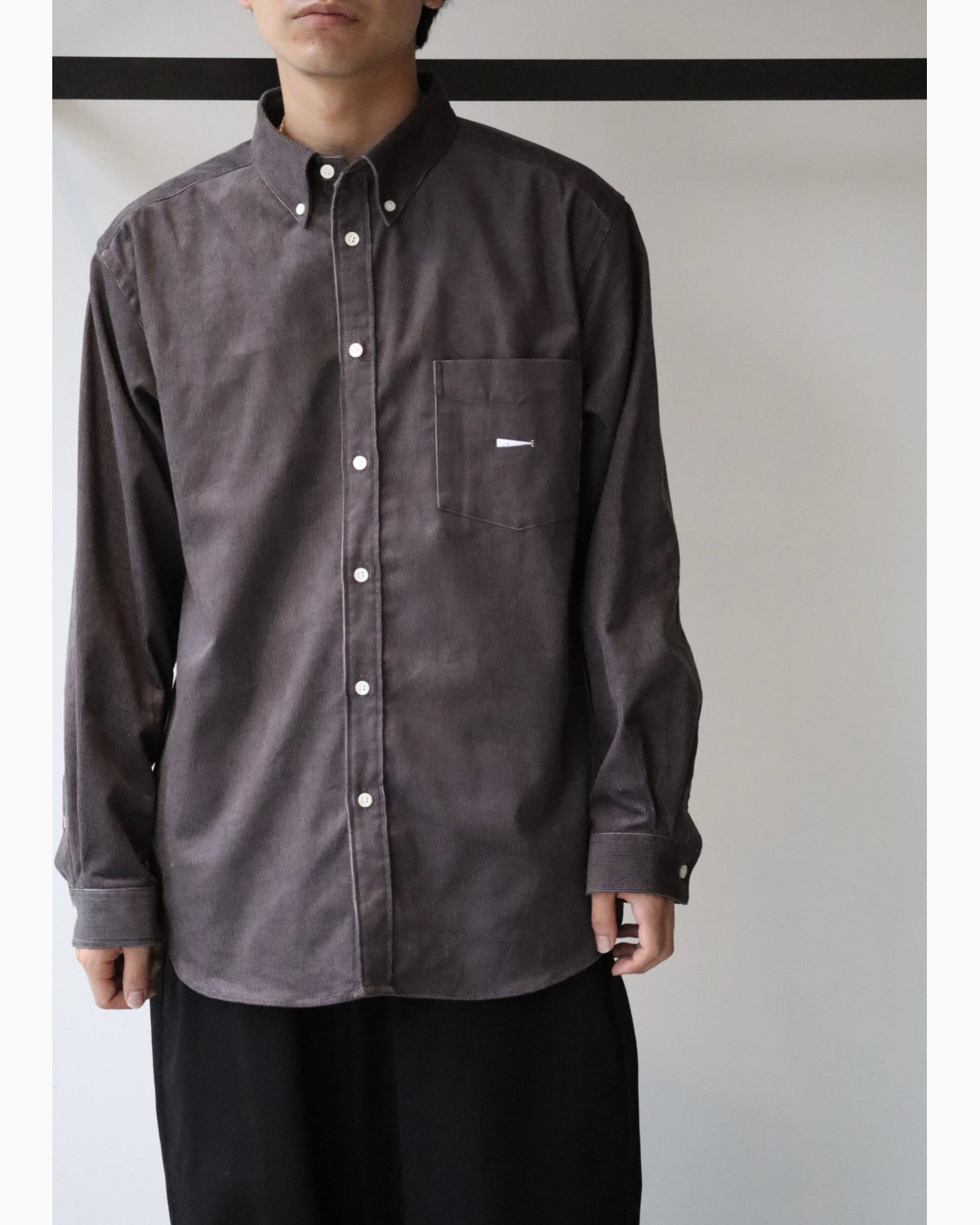 DESCENDANT / PALM CORDUROY LS SHIRT (262CPDS-SHM04)