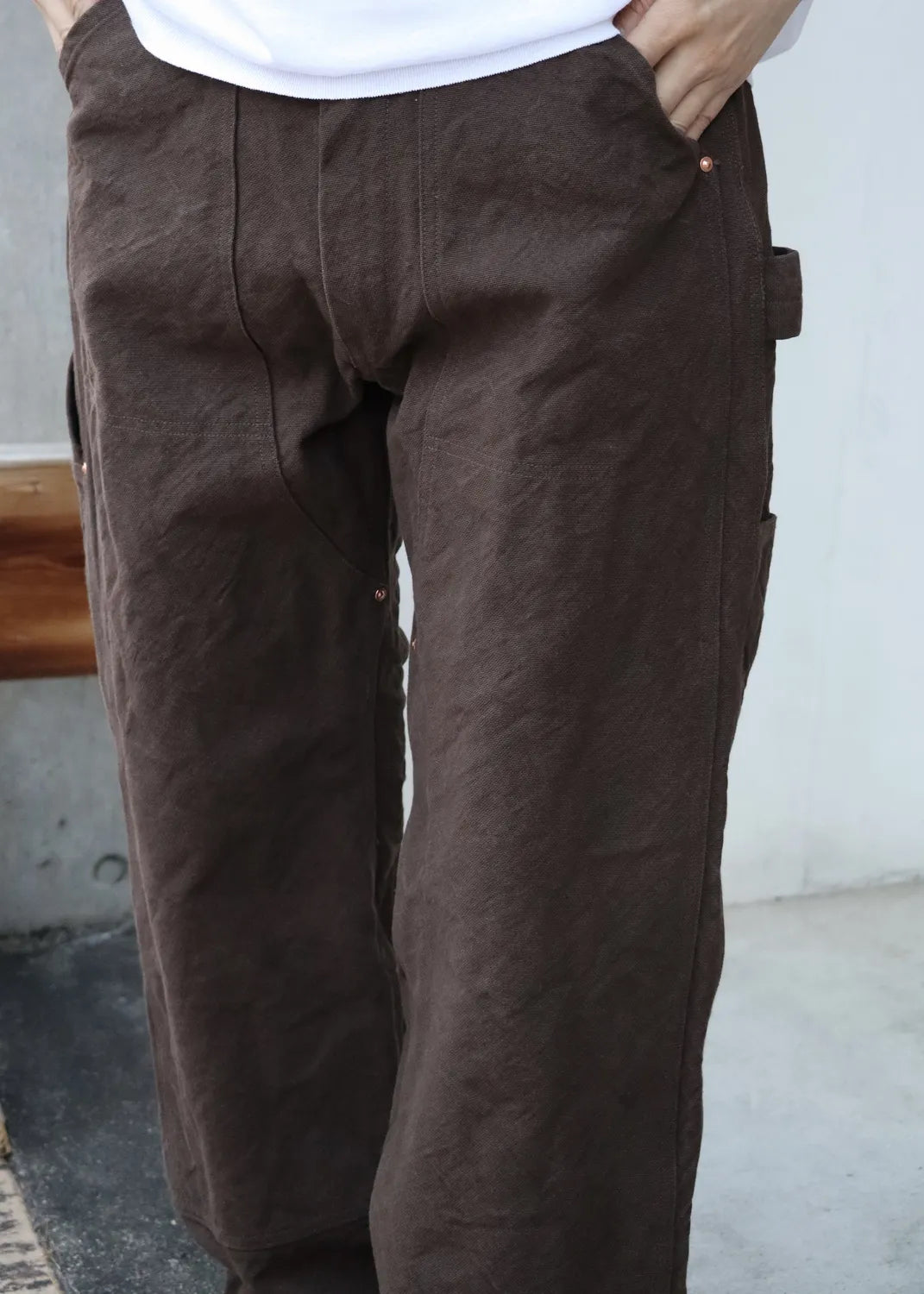 COMOLI / コットンダック ペインターパンツ (D01-03007)