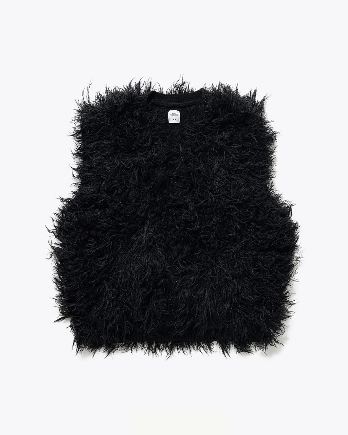 BEDWIN & THE HEARTBREAKERS の LONG HAIR MOHAIR VEST "CHEWIE" (25AB3195)