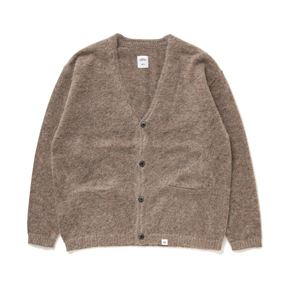 BEDWIN & THE HEARTBREAKERS の L/S MOHAIR CARDIGAN ”GODARD” (24AB3192)