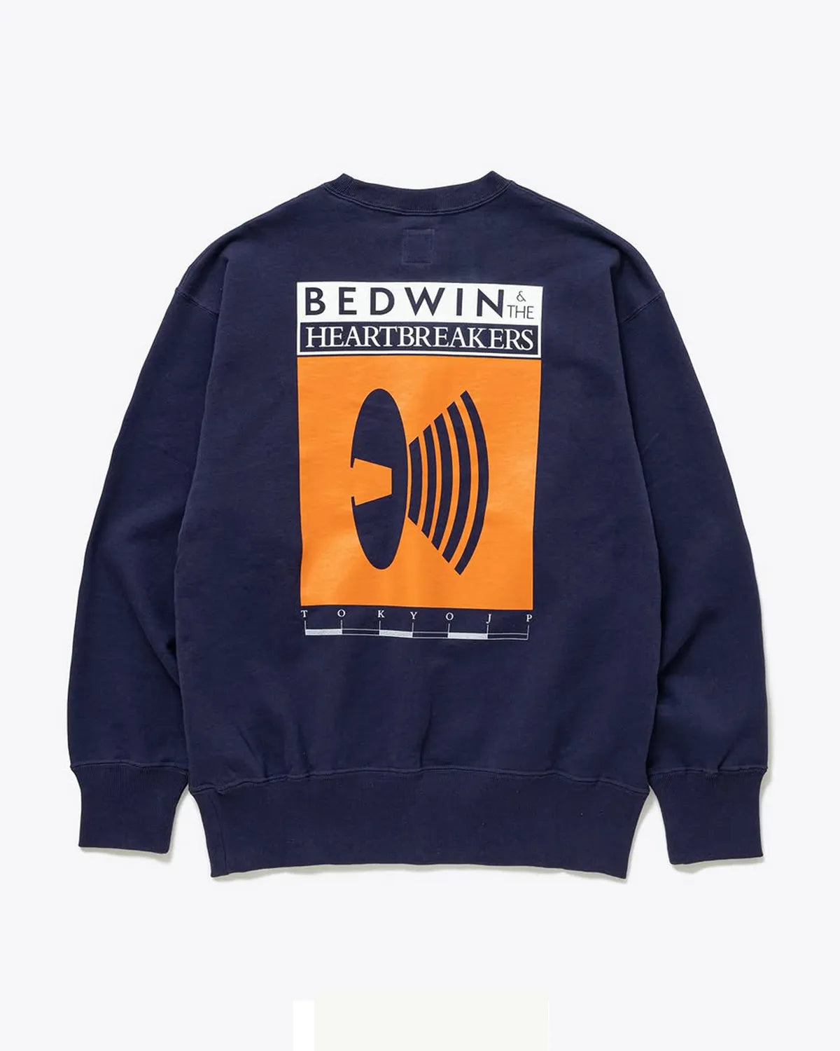 BEDWIN & THE HEARTBREAKERS の L/S PRINTED C-NECK SWEAT "M.GORE" (25AB2230)