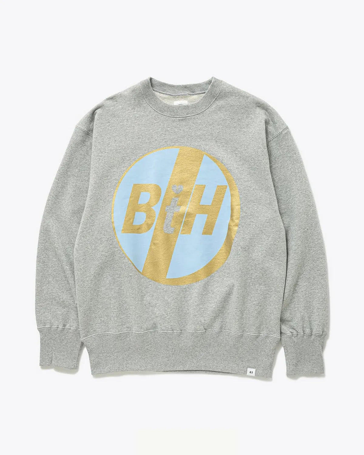 BEDWIN & THE HEARTBREAKERS の L/S PRINTED C-NECK SWEAT "WOBBLE" (25AB2231)