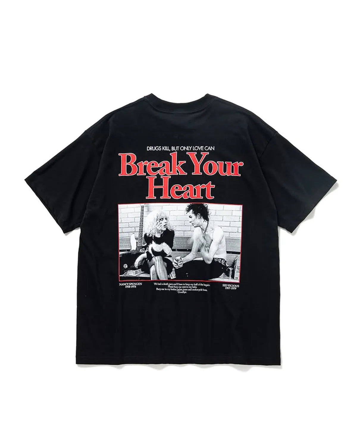 BEDWIN & THE HEARTBREAKERS の S/S PRINTED TEE "A.COX" (25SB2205)