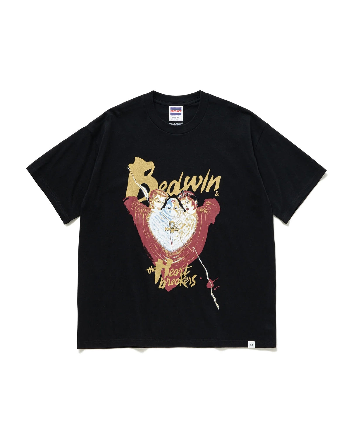 BEDWIN & THE HEARTBREAKERS の S/S PRINTED TEE "BLAYLOCK" (25AB2227)