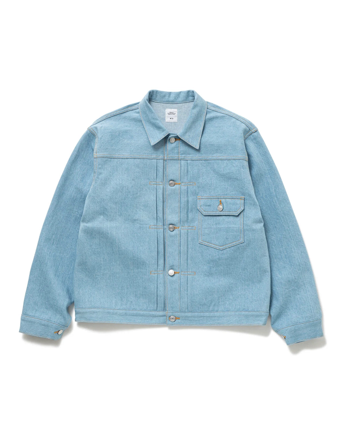 BEDWIN & THE HEARTBREAKERS の WASHED DENIM JACKET "CASSIDY" (25AB5649)