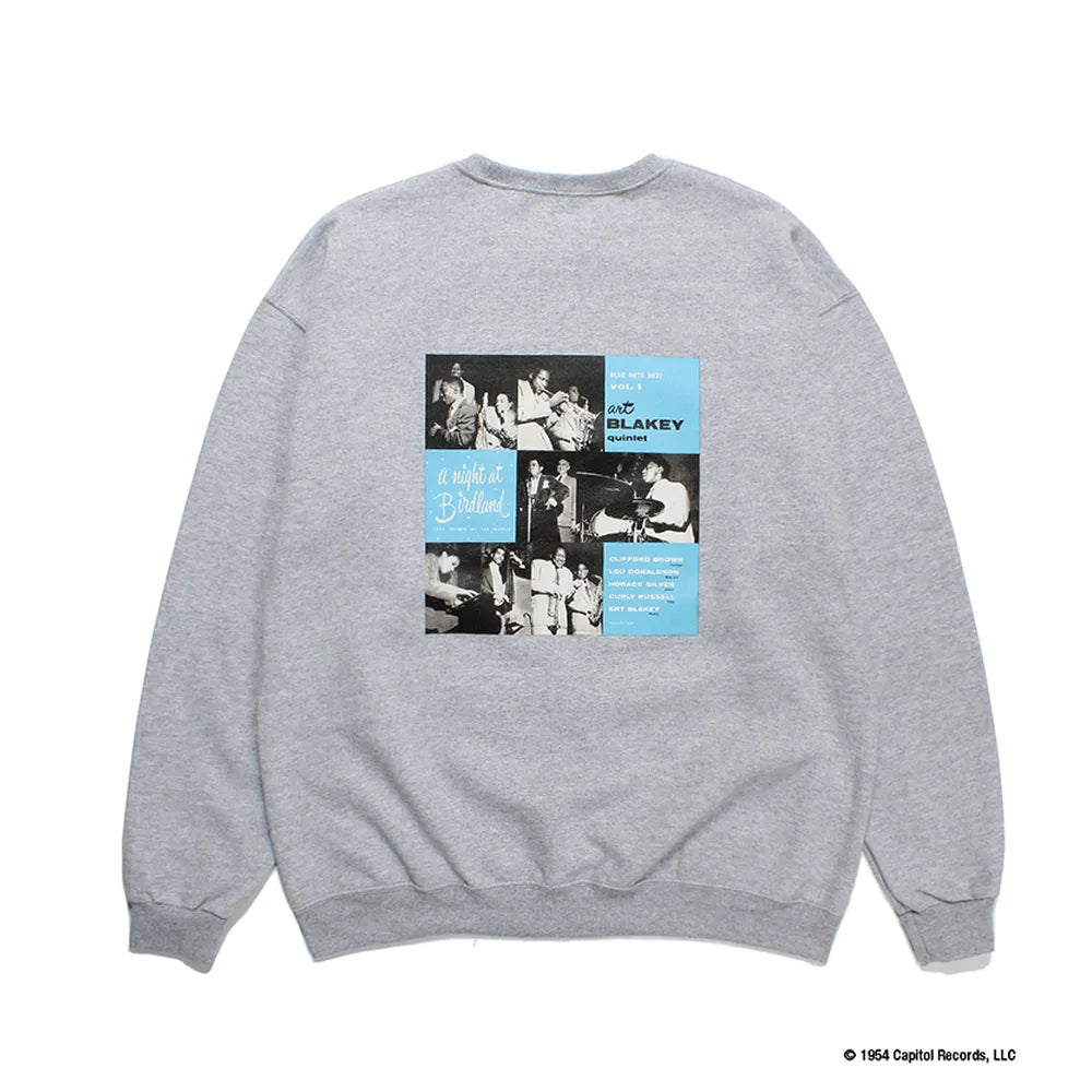 WACKO MARIA / × BLUE NOTE CREW NECK SWEAT SHIRT (TYPE-1)