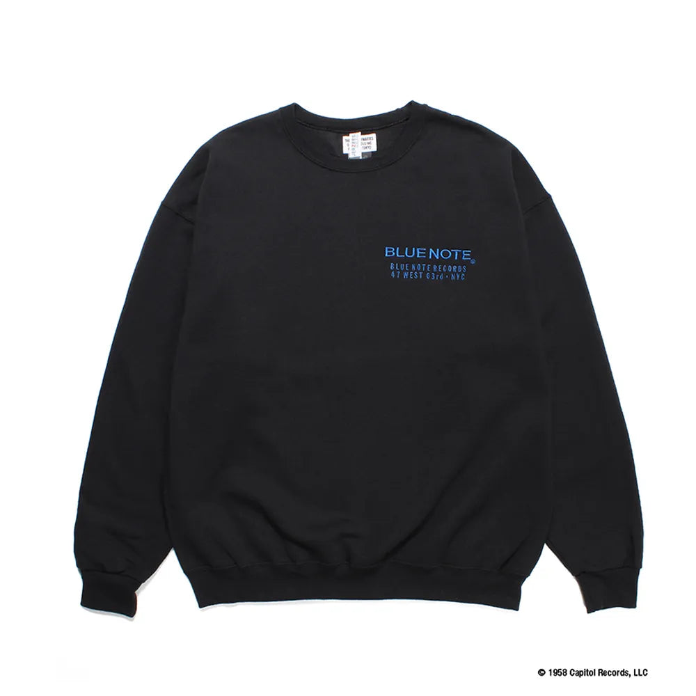 WACKO MARIA / × BLUE NOTE CREW NECK SWEAT SHIRT (TYPE-2)