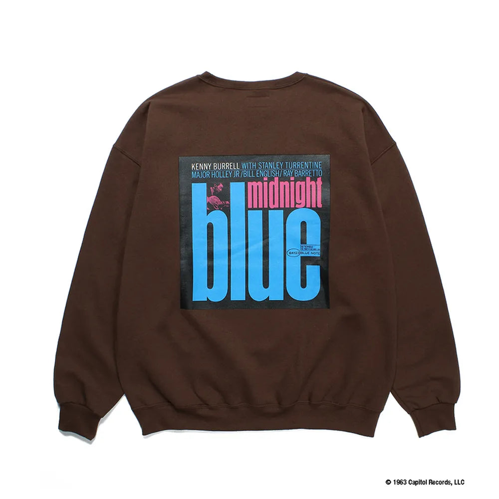 WACKO MARIA / × BLUE NOTE CREW NECK SWEAT SHIRT (TYPE-4)