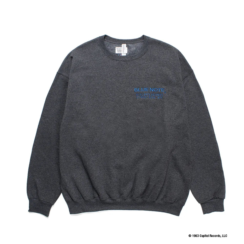 WACKO MARIA / × BLUE NOTE CREW NECK SWEAT SHIRT (TYPE-4)