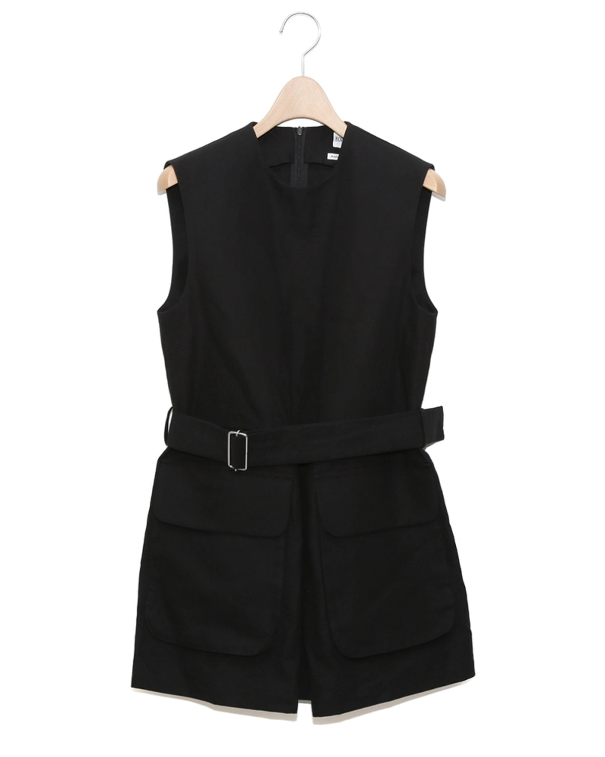 BOWTE の COTTON LINEN BOILE SLEEVLESS BELTED TOPS (261-01-0009)