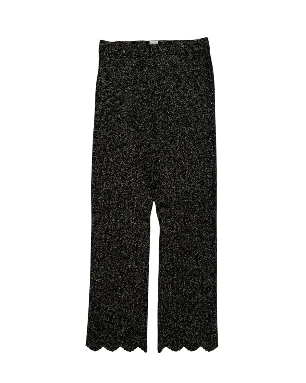BOWTE の GLITTER YARN SCALLOPED HI-NECK KNIT (252-03-0002)