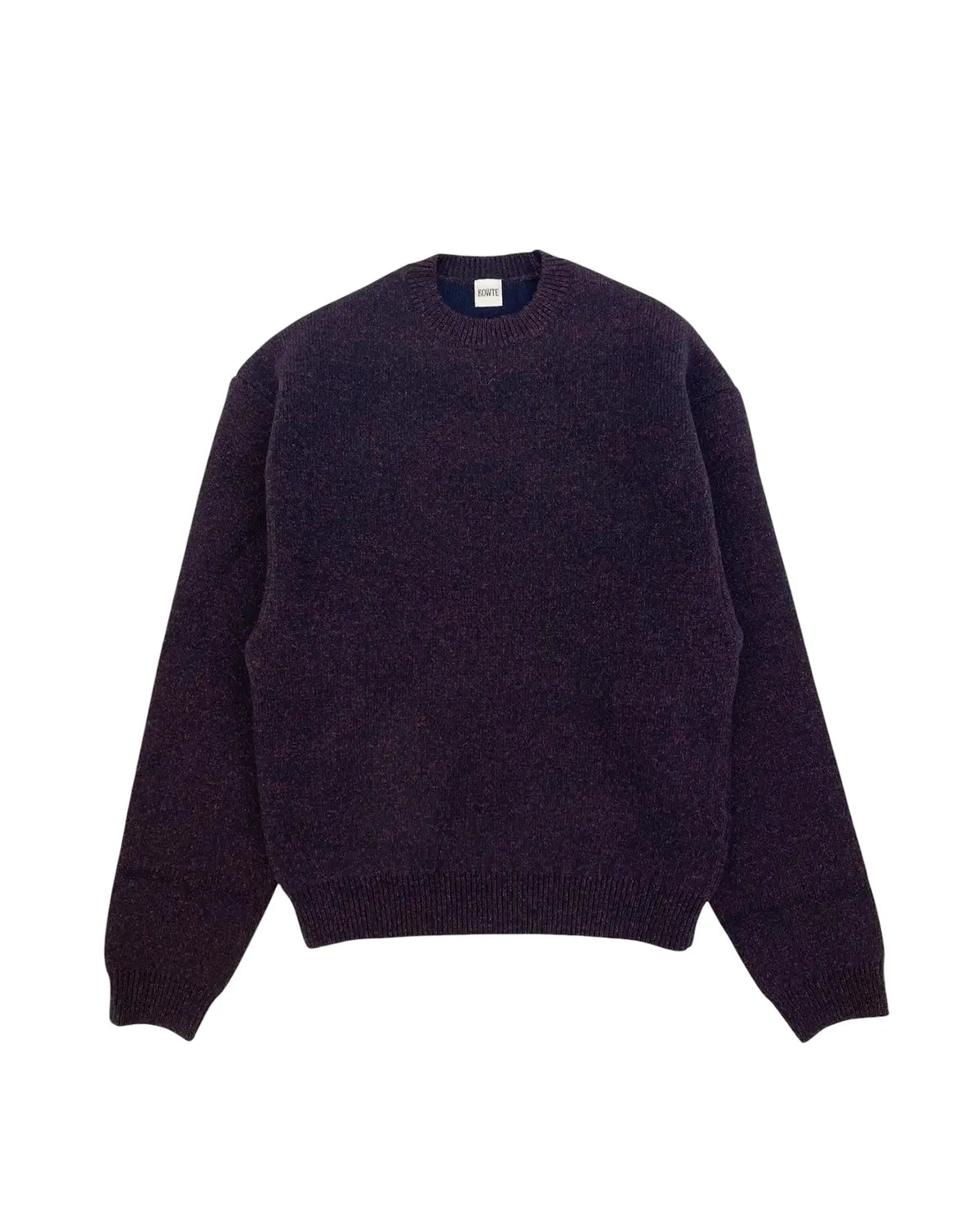 BOWTE の ITALIAN YARN IRISH CASHMERE MELANGE CREW NECK (252-03-0005)