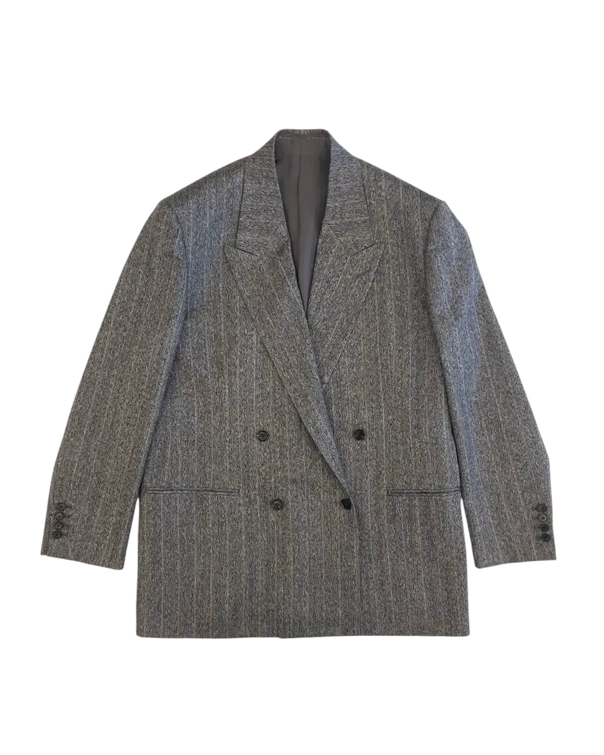 BOWTE の RED PINSTRIPES HERRINGBONE DOUBLE BREASTED TAILOR JK (252-06-0003)